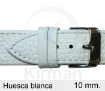 Imagen de CORREA PIEL BLANCA HUESCA 10MM