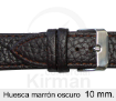 Imagen de CORREA PIEL MARRÓN OSCURO HUESCA 10MM