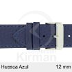 Imagen de CORREA PIEL AZUL HUESCA 12MM