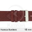 Imagen de CORREA PIEL BURDEOS HUESCA 18MM