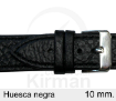 Imagen de CORREA PIEL NEGRA HUESCA 10MM