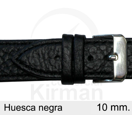 Imagen de CORREA PIEL NEGRA HUESCA 10MM