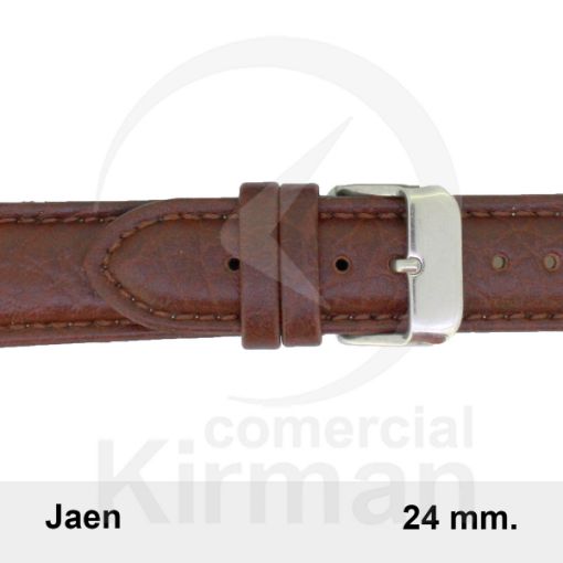 CORREA PIEL MARRÓN JAEN 24MM