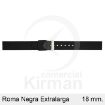 Imagen de CORREA SILICONA NEGRA ROMA EXTRALARGA 18MM