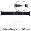 Imagen de CORREA SMART SILICONA NEGRA LUISIANA 32MM