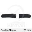Imagen de CORREA SILICONA NEGRA BASILEA 20MM