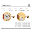 Imagen de Movimiento de pulsera ETA 956-032