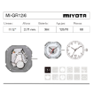 Imagen de Movimiento de pulsera de cuarzo Miyota 1S13 con calendario a las 6h