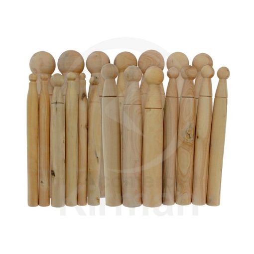 Imagen de Juego de 20 embutidores de madera de boj de 7 a 26 mm de Ø