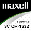 Imagen de Batería de Litio Maxell CR 1632