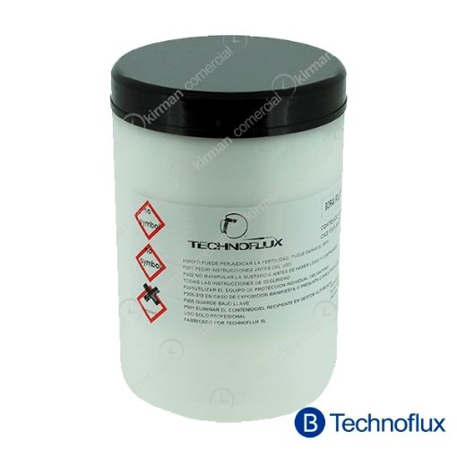 Imagen de Bórax Technoflux en polvo para la soldadura de metales nobles y no ferrosos Bote de 1 kg Ref: 015135