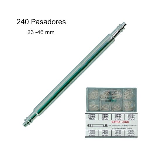 Imagen de SURTIDO 240 PASADORES SSS Ø1.78 MM