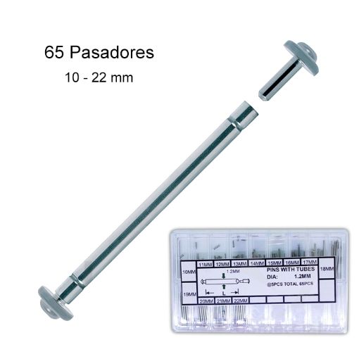 Imagen de Surtido de 65 pasadores con remache Ø 1.20 mm