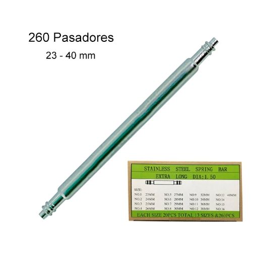 Imagen de Surtido de 260 pasadores universales Ø 1.50 mm