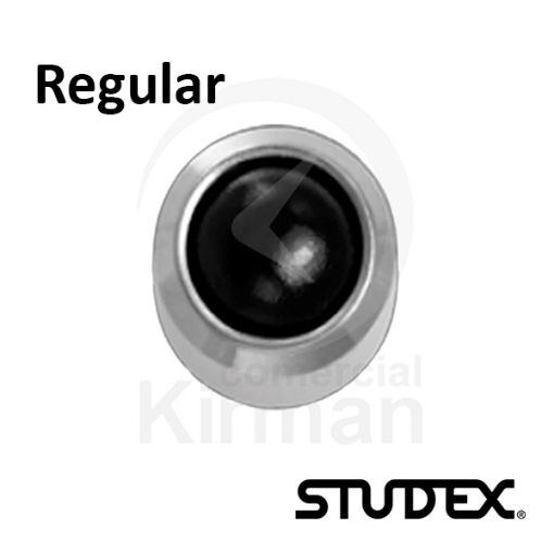 Imagen de Serie Regular Modelo Bola Plateada Perla Negra