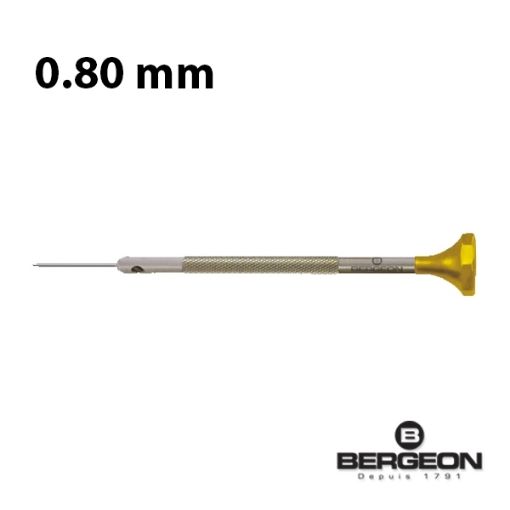 Imagen de Destornillador de precisión Bergeon de punta plana de 0.80 mm - 30081-080