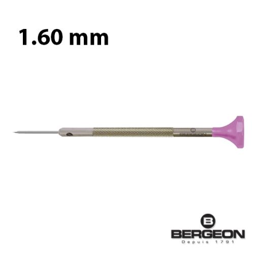 Imagen de Destornillador de precisión Bergeon de punta plana de 1.60 mm - 30081-160