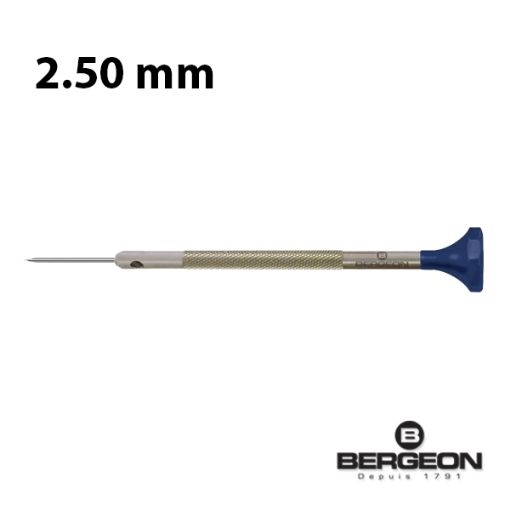 Imagen de Destornillador de precisión Bergeon de punta plana de 2.50 mm - 30081-250