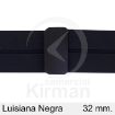 Imagen de CORREA SMART SILICONA NEGRA LUISIANA 32MM