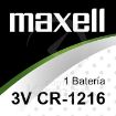 Imagen de Batería de litio Maxell CR 1216