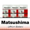 Batería de litio MATSUSHIMA CR 2016 