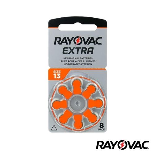 PILAS AUDÍFONO RAYOVAC PR-48 (13) 8 pzas. 