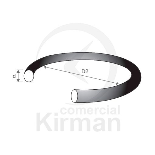 Imagen de Junta D2 37.0 mm. 0.9 mm.