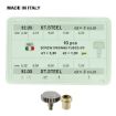 Imagen de SURTIDO 10 CORONAS ROSCA 90 (Ø3.50-Ø7.00mm)  ACERO MADE IN ITALY