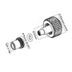 Imagen de Corona Dorada R90 Ø6.00mm (T Ø3.50mm x 2.20mm)
