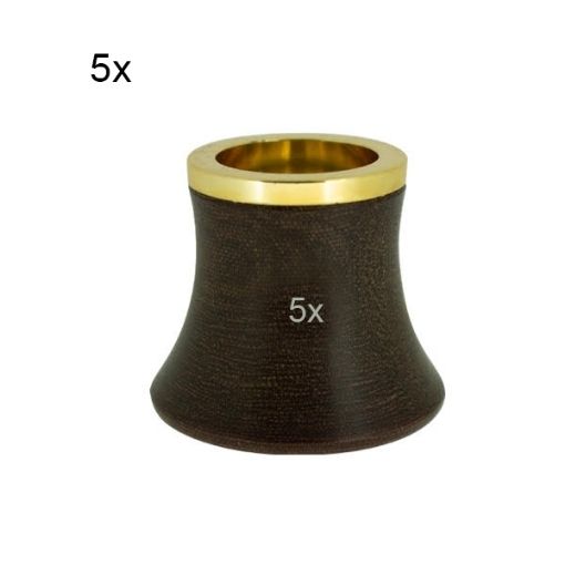 Imagen de LUPA CLÁSICA DE MADERA 5x