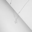 Imagen de COLGANTE LAZO LISO 10x10 MM PLATA 925