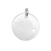 Imagen de MEDALLA ANGELITO ESTRELLA CALADA 16 MM PLATA 925