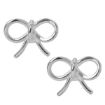 Imagen de PAR PENDIENTES LAZO 10x10 MM PLATA 925