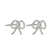 Imagen de PAR PENDIENTES LAZO 10x10 MM PLATA 925