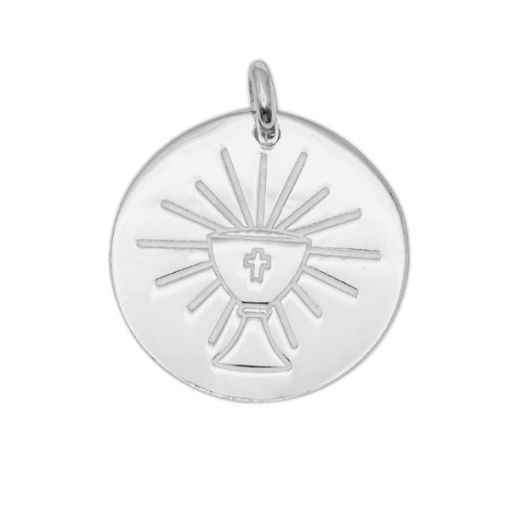 Imagen de MEDALLA CÁLIZ 10.5x16 MM PLATA 925