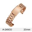 Imagen de Armi Premium en oro rosa con terminal recto de 20 mm y longitud de 180 mm